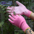 NMSAFETY печатных сад перчатки вкладыш нейлона с полиуретановым покрытием женские садовые перчатки
